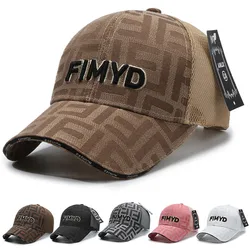 Fashionable Hip Hop Hard Top Trucker Hat New 3D Letter Embroidery Mesh Baseball Caps Women Men Adjustable Breathable Shade Hats