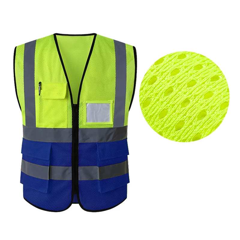12 Colour Options Bright Color Traffic Waistcoat Construction Work
