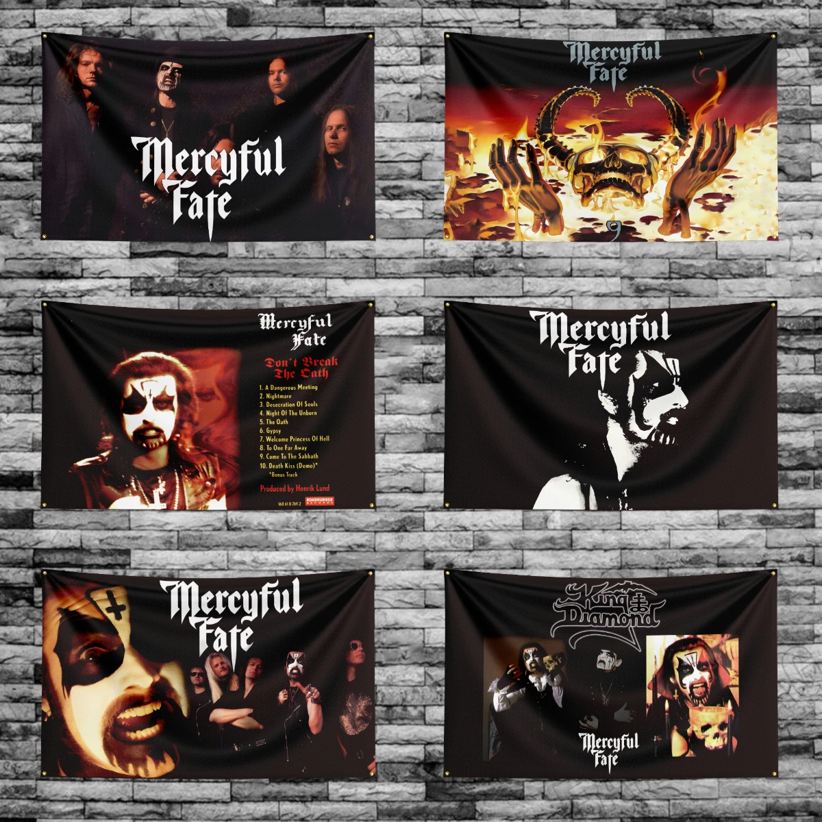 3x5 Ft Mercyful-Fates  Heavy Rock Band Flag Polyester Digital Printing Banner for Bedroom Wall Art Out Door Tapestry Decoration