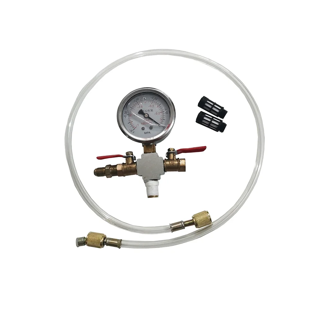 Stainless Steel Vacuum Chamber Crystal Glue Maker For AB Glue Epoxy Resin Silica Gel 10L DIA. 25CM Vacuum Defoaming Tank Barrel