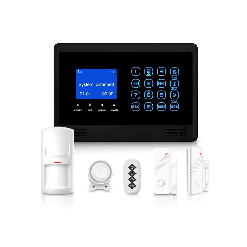 Tuya App wireless 4g Smartlife Home Security burglar System 2g 4g Wifi Hub smart home security alarm system