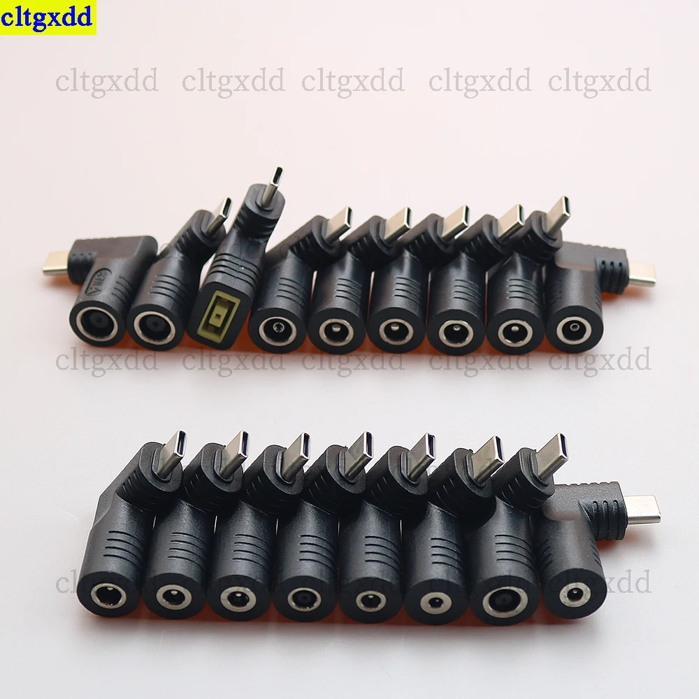 cltgxdd 1piece USB Type-C Female connector to DC male connector, laptop power charger adapter FOR Lenovo/HPS/Dell plug converter