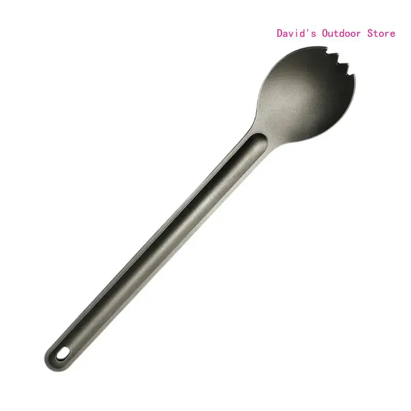 Long Handle Spork and Spoon, Forkspoon Spork Portabale Flatwares Outdoor Camping Long Spork, Reusable X3UA