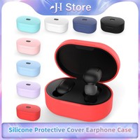 New Silicone Headphones Case For Xiaomi Redmi Airdot TWS Protective Earphone Case Bluetooth Earphone Fashion Version Wireless