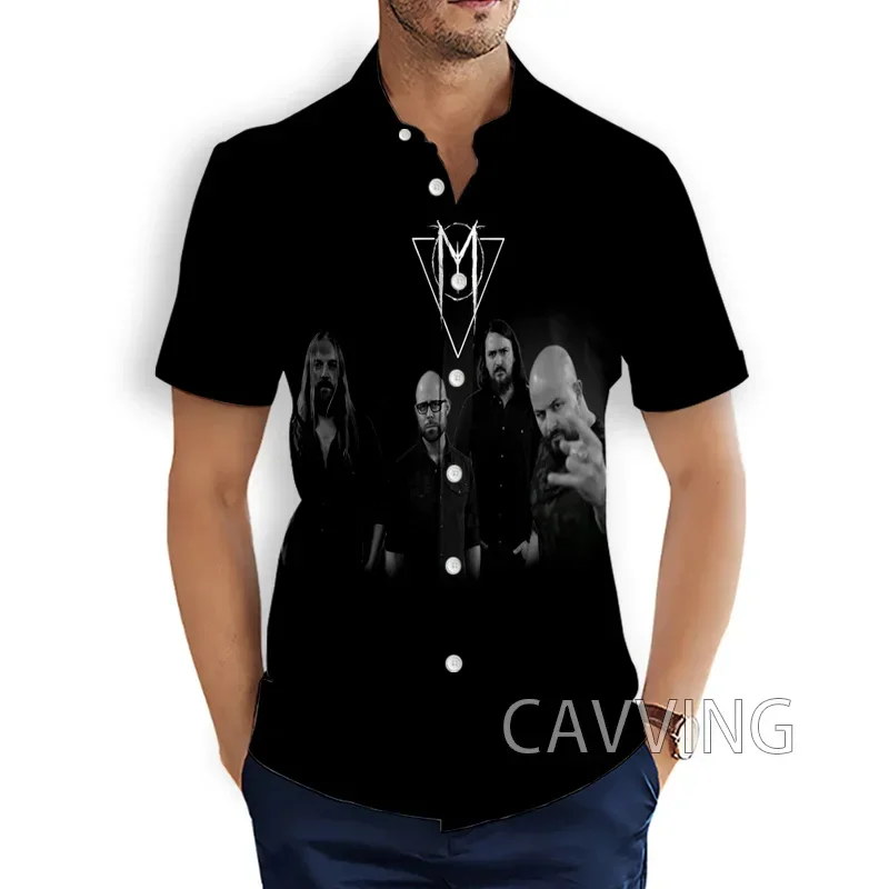 CAVVING 3D Printed   Mercenary Rock   Fashion Casual Shirts Men's /Women's  Short Sleeves Loose Breathable Shirts