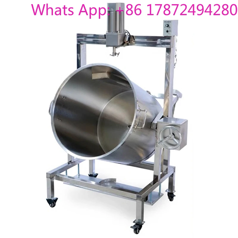 Candy Cooking Machine Food Heat Pot with Mixer Sugar Sauce Jam Jacketed Agitator Cooker
