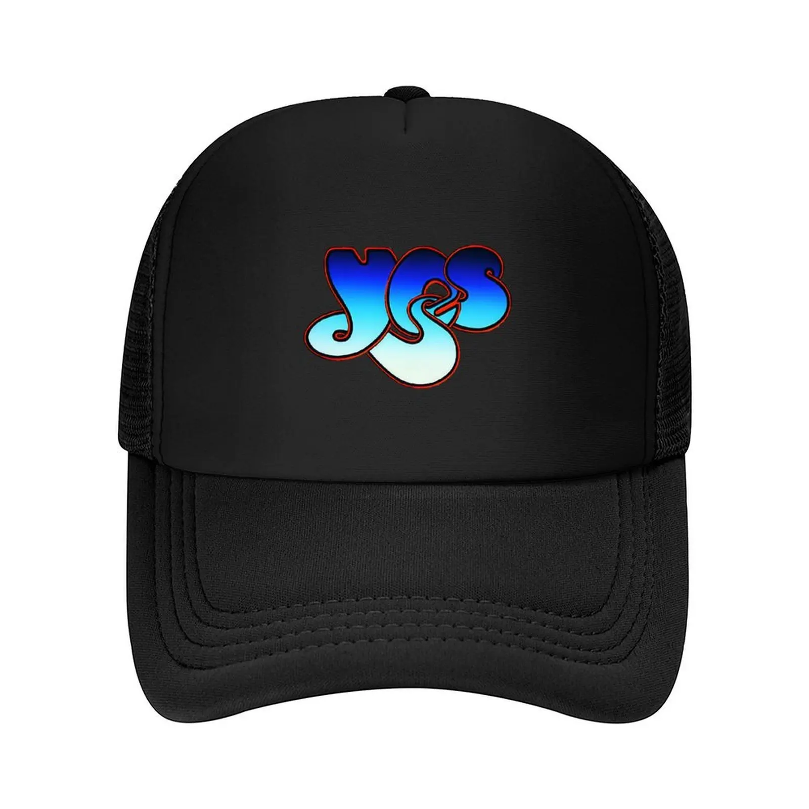 

Blue Yes Logo Classic Classic Baseball Cap Icon fun hats party Hat Sports Cap Men's Hats Women's