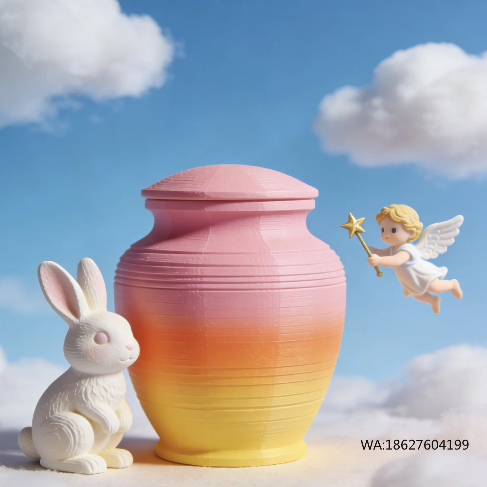FDM 3D Printed PLA PETG Pet Urn Moistureproof Pet Ash Storage Jar For Cat Dog Hair Memorial Ash Preservation