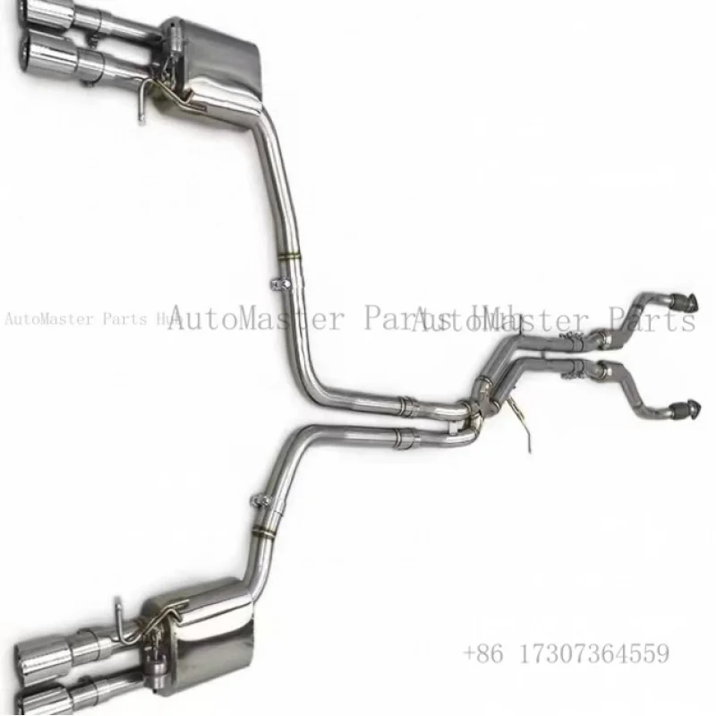 

Высокопроизводительная выхлопная система Catback для AUDI A6/A7 C8 3.0T: глушитель и выхлопная труба для улучшения звука автомобиля