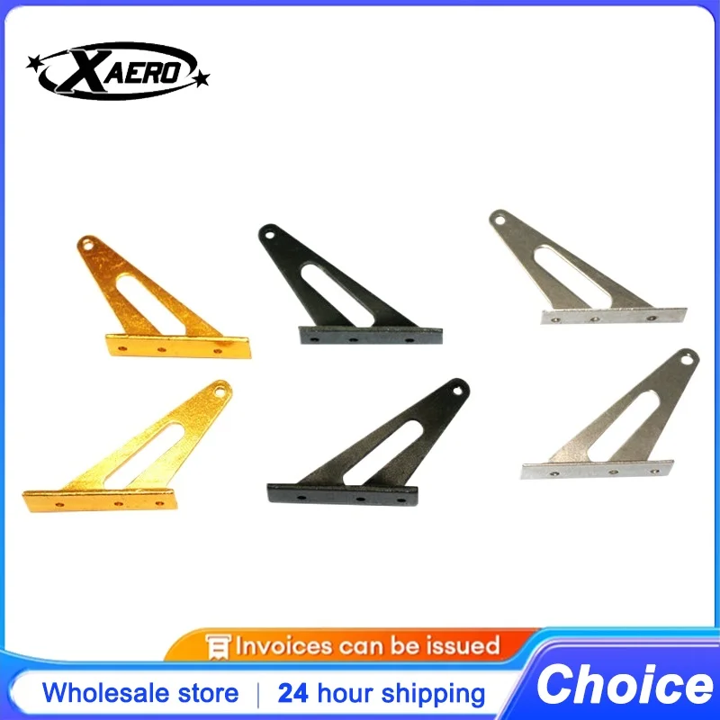 

XAERO 10Pairs RC Airplane Control Horns Aluminum/Stainless Steel Arms w/o Screws for Foam Electric Model Plane Parts