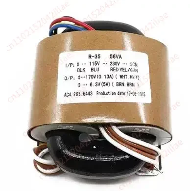 

56VA R-core Transformer For Tube Preamp 0-115-230V To 170V + 6.3V (B6-86)