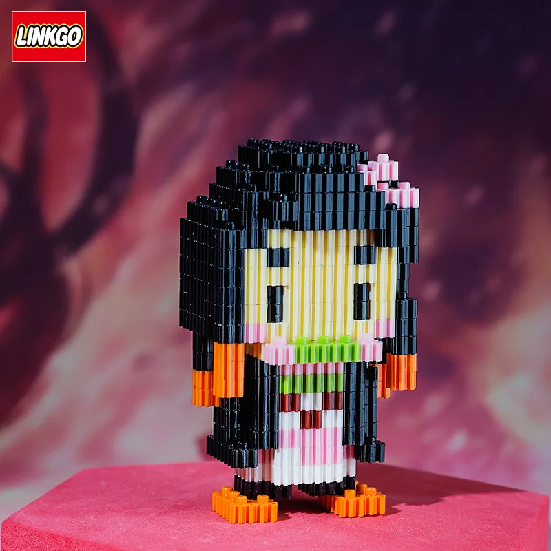 14 style Anime Samurai Tanjirou Nezuko Kyoujurou Giyuu mini bricks dolls action figures Bricks Toys For kid