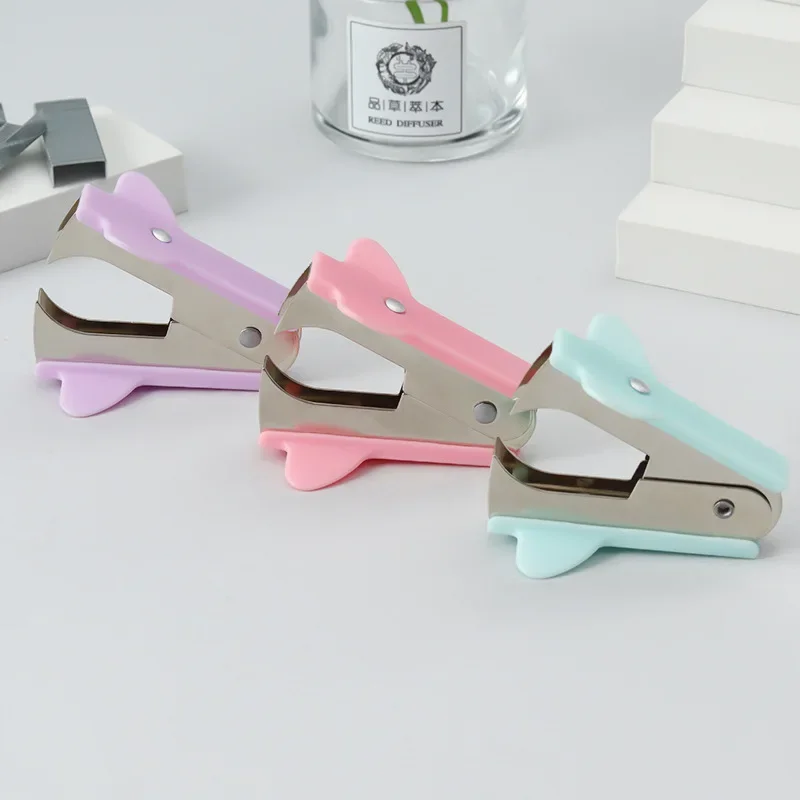 Mini Staple Remover Macaron Colored Energy-saving Nail Puller Office Portable Nail Lifting Device Tool School Supplies