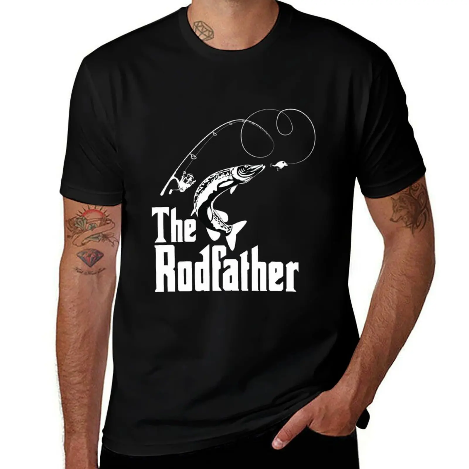 The Rodfather Fishing T-Shirt Holiday All Match T-Shirt