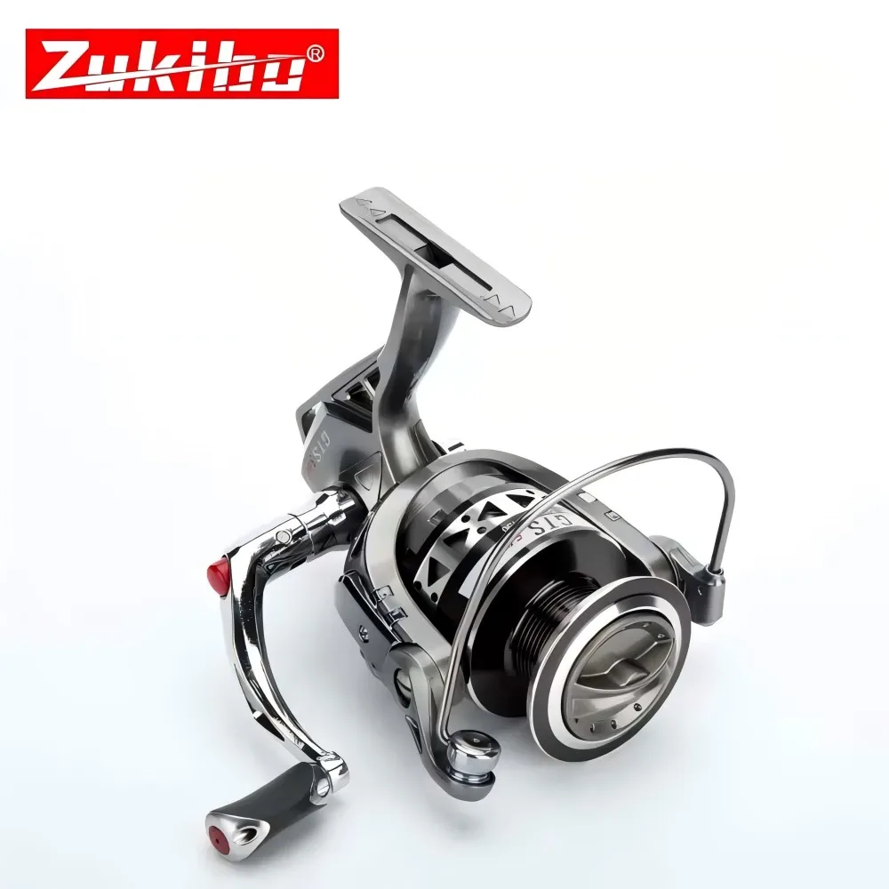 ZUKIBO Spinning Fishing Reel 5.2:1 Gear Ratio 18KG 7+1 BB Max Drag CNC Metal Spool Spinning Fishing Reel Freshwater Saltwater