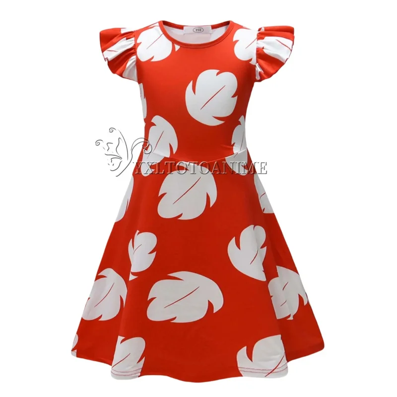 Kostum Cosplay Interstellar Baby Lilo Wig Stitch Kostum Halloween Cosplay Gaun Pertunjukan Panggung Aksesori Halloween