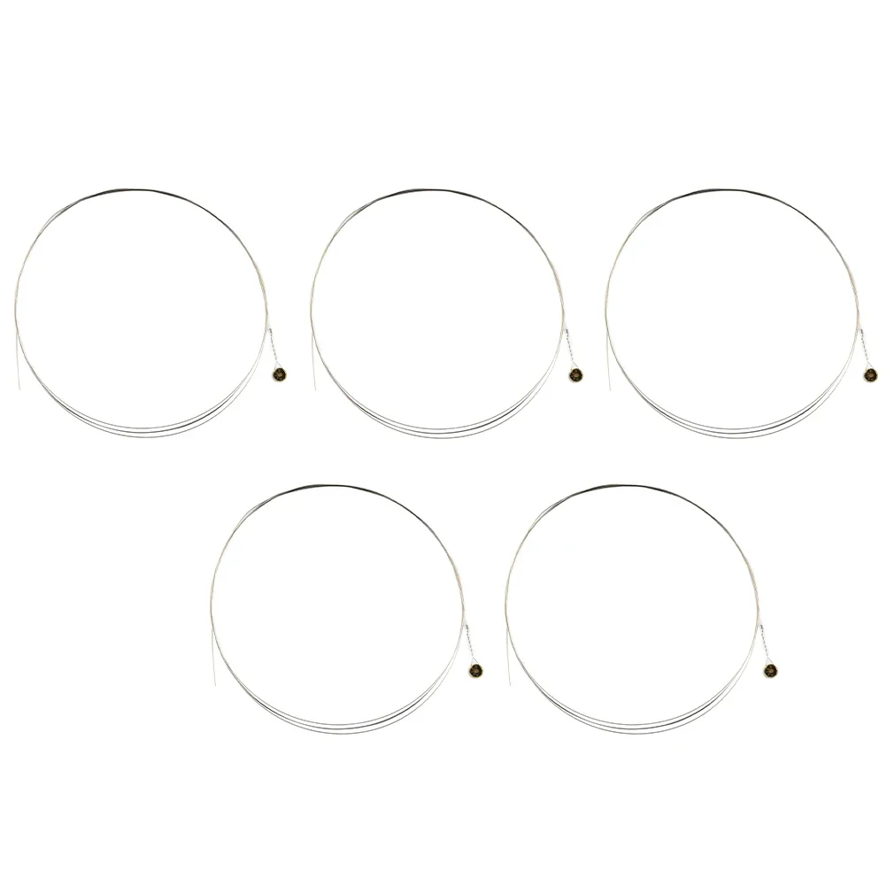 5 Pcs Single Guitar Strings Electric Guitar Top E Plain Steel Gauges .009 010 AE530 Replacement Strings For Electric Guitars