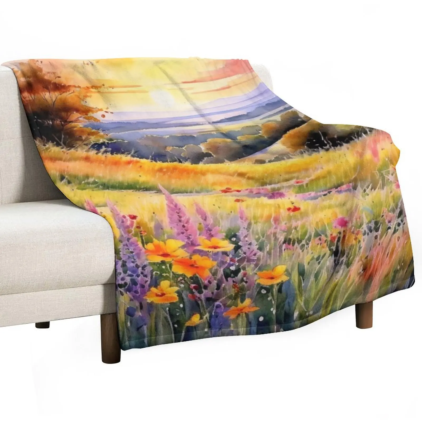 

Vertrumte Landschaften Throw Blanket Cute Plaid Blankets