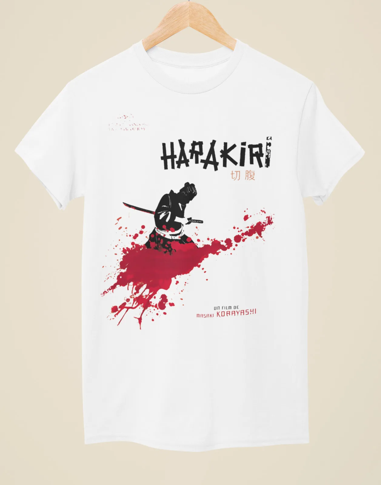 

Harakiri - Japanese Movie Poster Inspired Unisex White T-Shirt