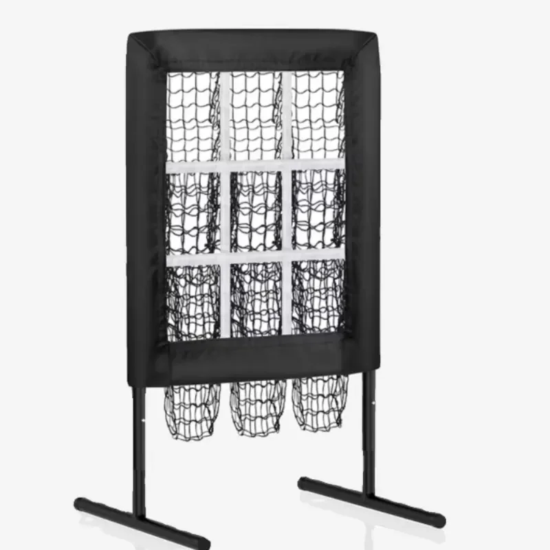 Baseball Pitching Target Net 9 Hole Practice Screen for Softball Batting Training Portable Strike Zone Equipment Outdoor