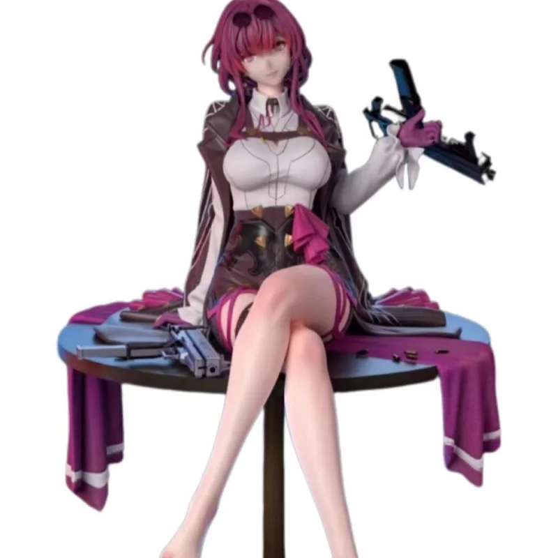 28CM PVC Honkai Star Rail Kafka Peripherals Action Figures GK Toy Model Desktop Decoration Birthday Gift