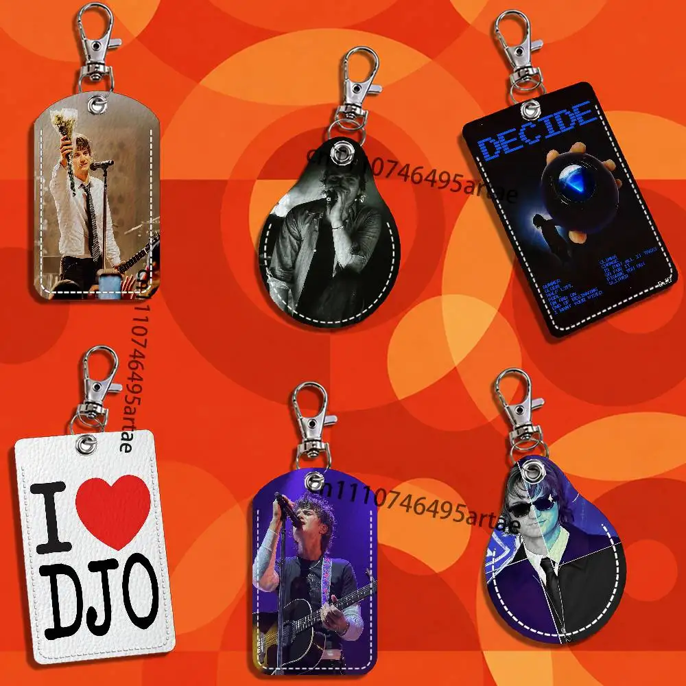 For Singer J-Joe Keery Card Keychain Fashion Pendant Bag ID Door Card Case Bus Card Cute Adult Scratch Resistant