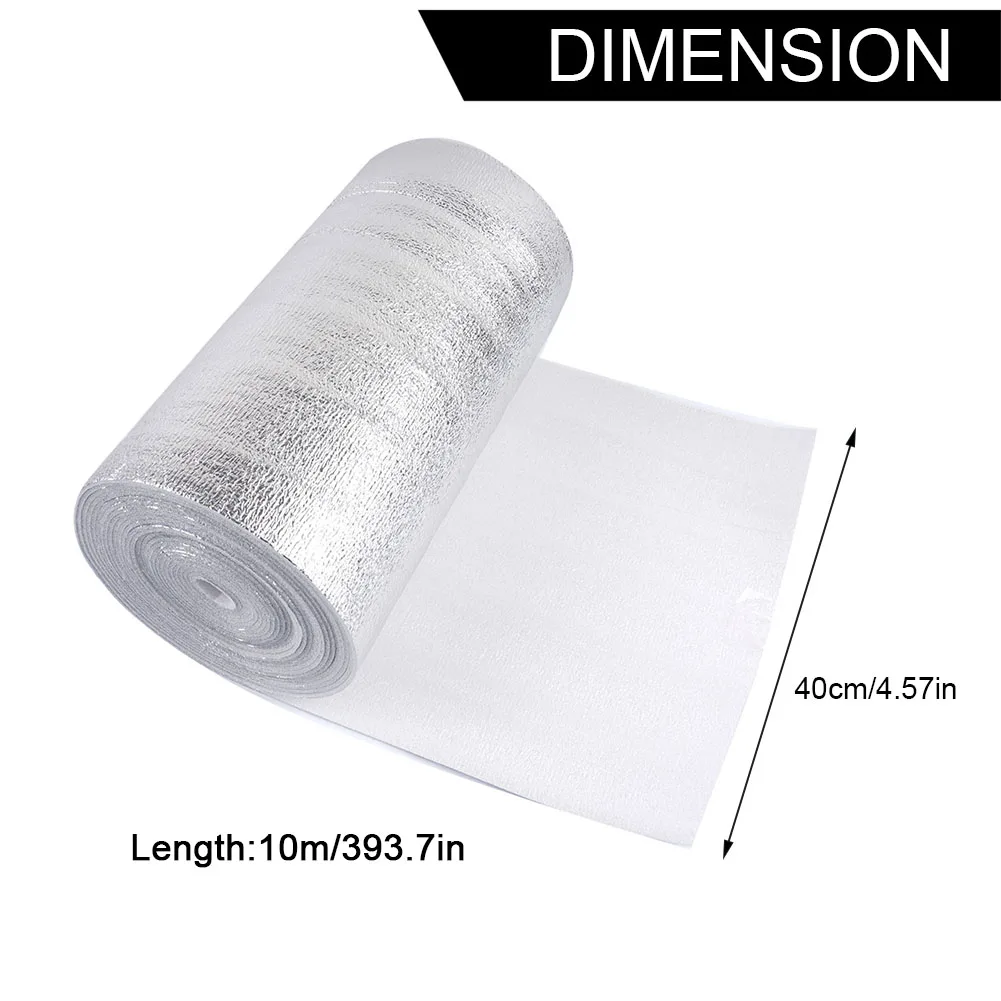 5/10m Radiator Reflective Film Wall Thermal Insulation Reflective Film Aluminum Foil Thermal Insulation Film Home Decoration