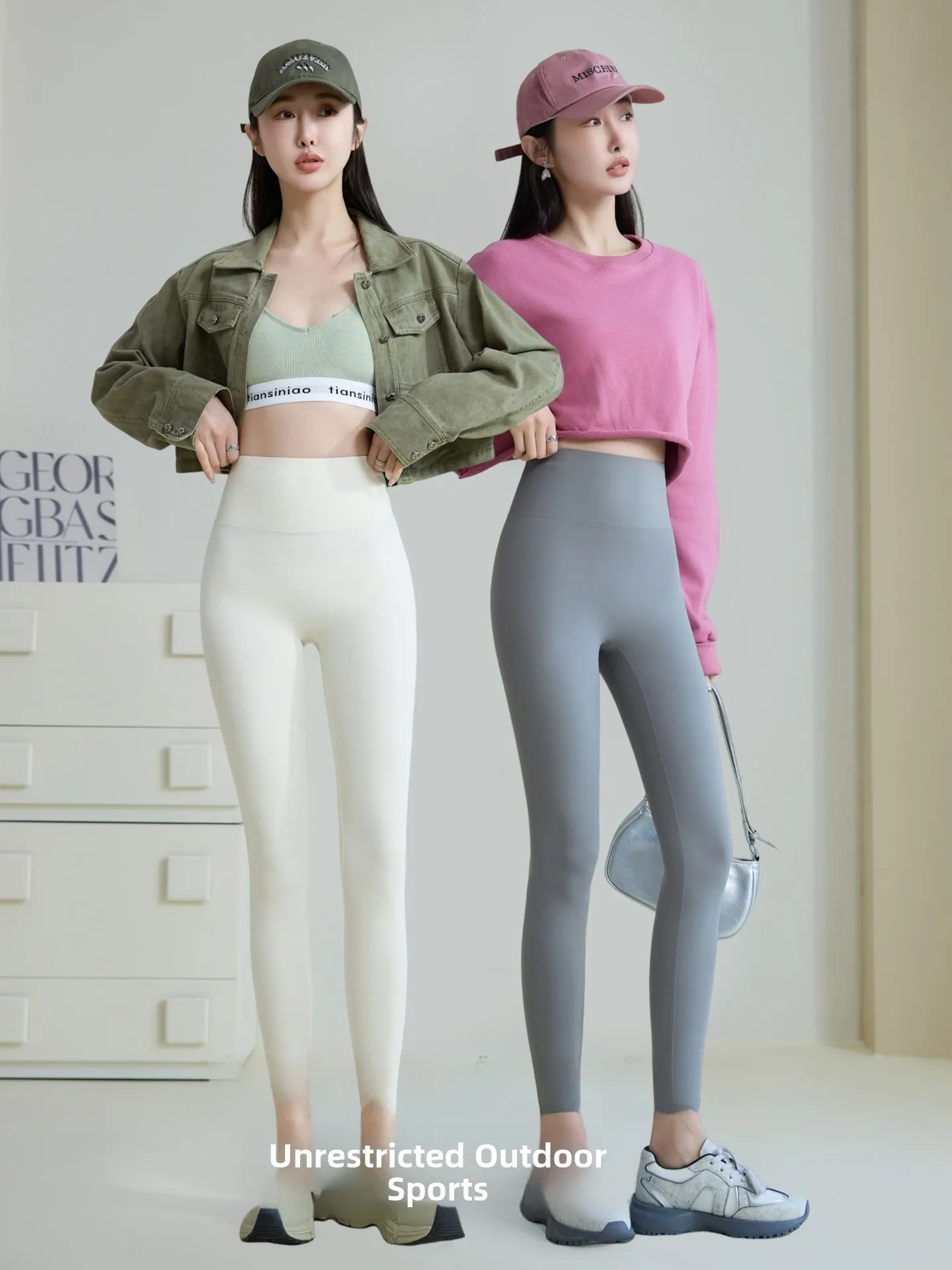 Pantalon de Yoga fin taille haute pour femmes, nouveau pantalon d'été en peau d'arche Sle Liren, contrôle du ventre, couche de Base de levage des fesses