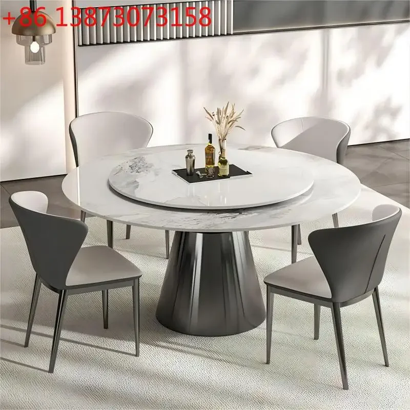 Pandora rock slab dining table and chair combination Italian minimalist light luxury household small apartment modern
