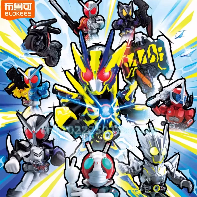NUOVI Blokees Kamen Rider Building Blocks Figura Gv03 Serie Giocattoli Anime assemblati Modelli mobili Raccogliere il regalo di compleanno dei bambini