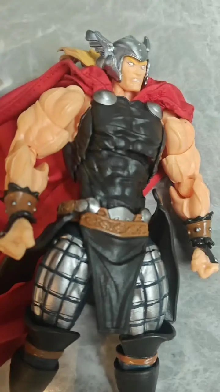 [In Stock!] KO Toys Thor Marvel Anime Action Figure Figurine Kaiyodo Amazing Yamaguchi Revoltech Model Toys Gifts