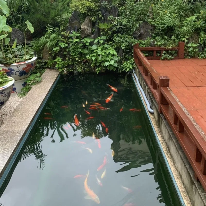 Koi fish pond filter automatic backwash sewage fish pond filter water circulation equipment