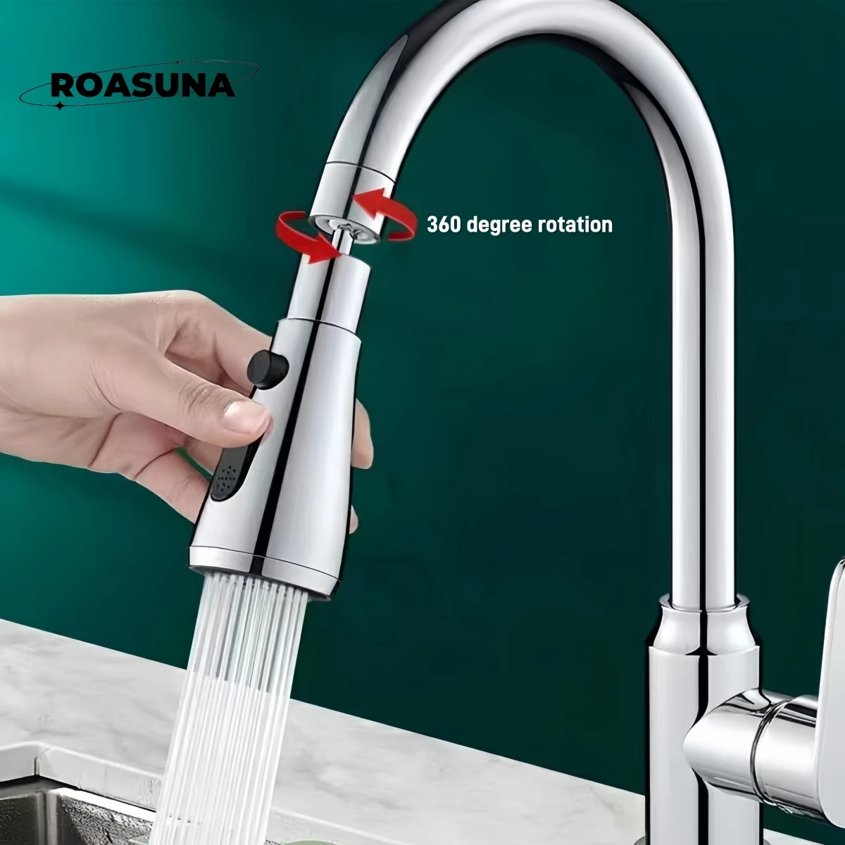 Versatile Purpose Faucet Extension: Equipped with Splash-Proof and Pressurized Sprinkler sink accessories  kitchen faucet spray