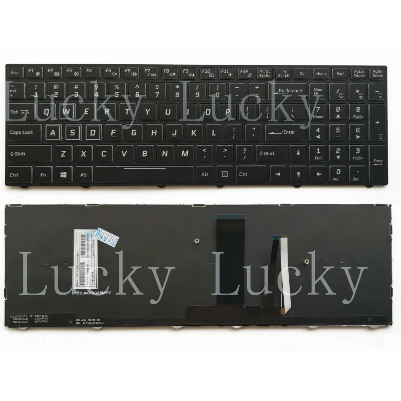 f New for Gigabyte Sabre 15 15-K 15-G 15-W Sabre 17 US Keyboard With Backlit Black