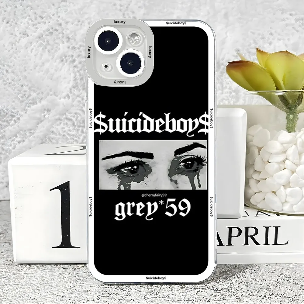 $uicideboy$ Uicideboy Suicideboys Mouse Pad Case For iPhone 15 14 13 12 11 Pro Max Mini XS X XR SE 7 8 Plus Angel Eyes Cover