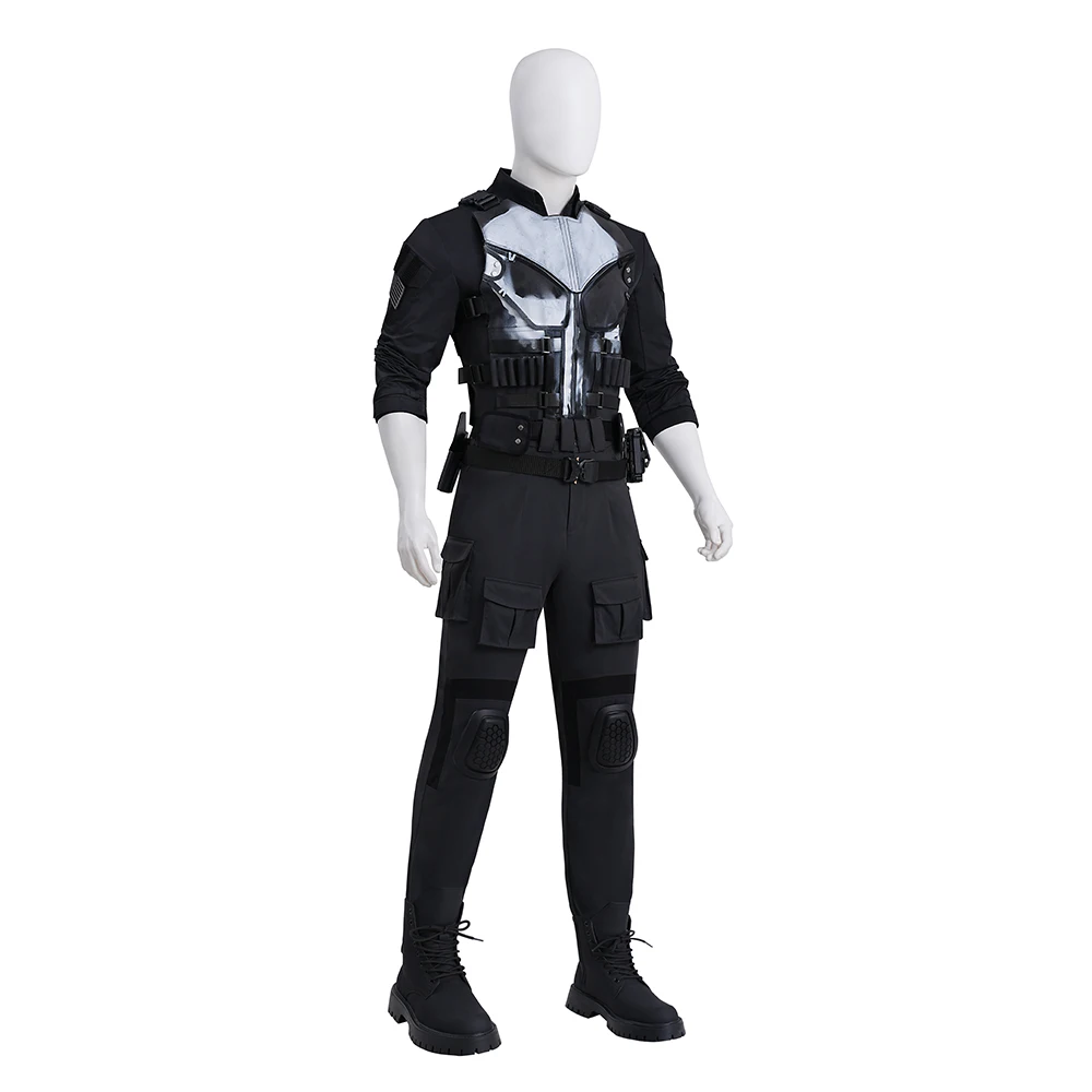 Каратель Косплей Костюм Демар Человек Маскировка Хэллоуин Карнавальные Вечерние Наряды