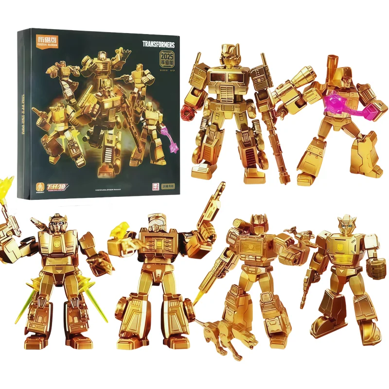 Blokees Transformers 2025 Yearbook Limited Edition Set Optimus Prime Bumblebee Movable Block Figure Model Collectible Toys Gift