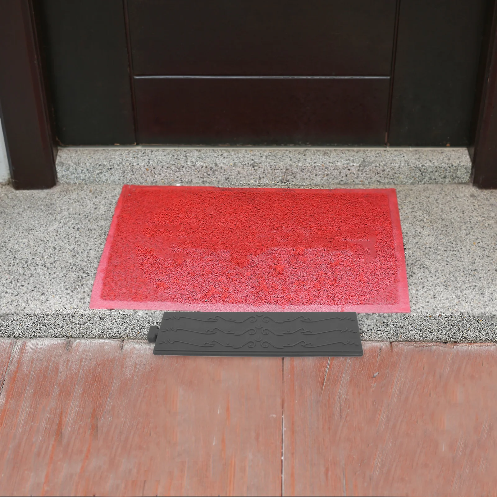 

Robot Vacuum Climbing Ramps Plastic Threshold Ramp for Doorways Anti-Slip Surface Enhanced Navigation for Garage Driveway and