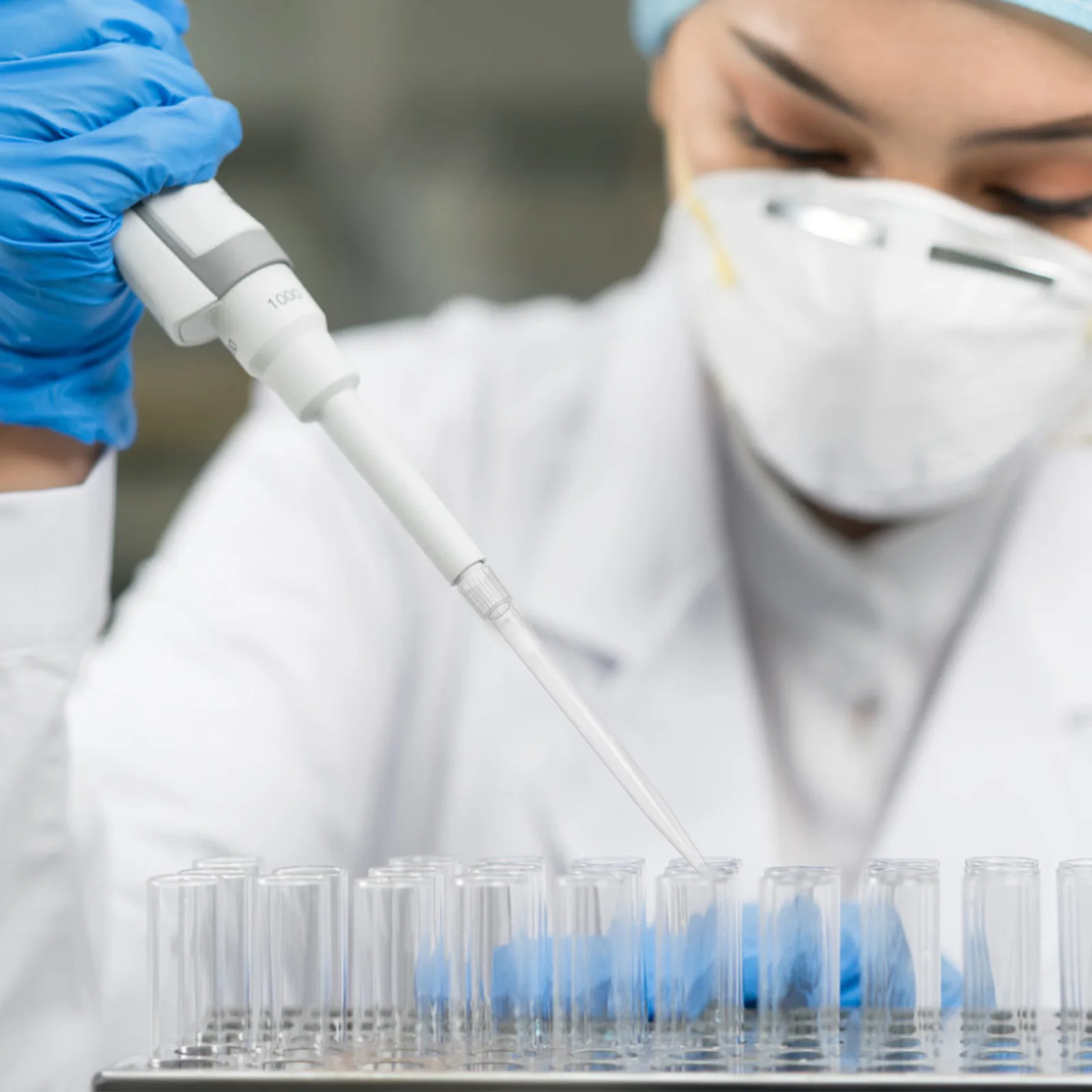 

300 Pcs Pipette Tips Lab Single Channel Pipettors Big Mouth Liquid Universal