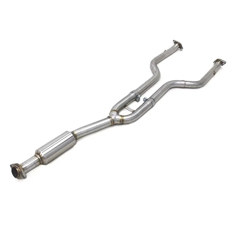 Tuning Wholesale Exhaust Mid Pipe with Resonator  Stainless Steel Middle Exhaust Pipe PX