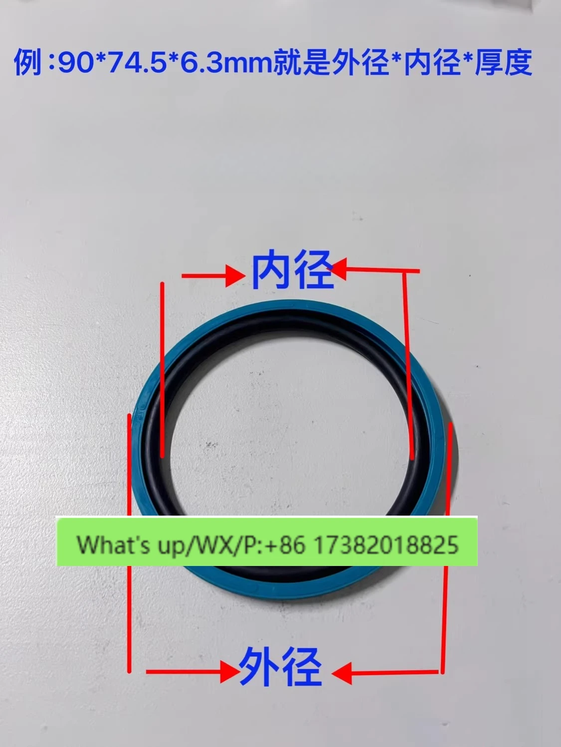 Injection molding machine accessories original, two-way piston oil seal, mold clamping and injection glue oil seal