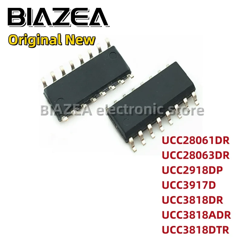 

1piece UCC28061DR UCC28063DR UCC2918DP UCC3917D UCC3818DR UCC3818ADR UCC3818DTR SOP16 Chipset