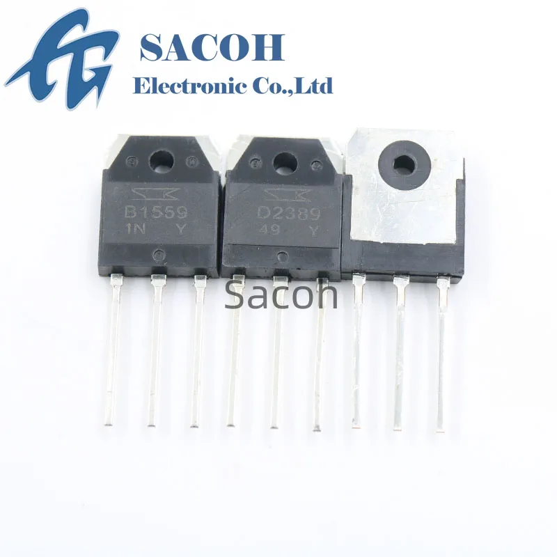 Made in China 5Pairs(10PCS)/Lot 2SB1559 B1559 + 2SD2389 D2389 TO-3P 8A 150V Silicon Darlington Transistor