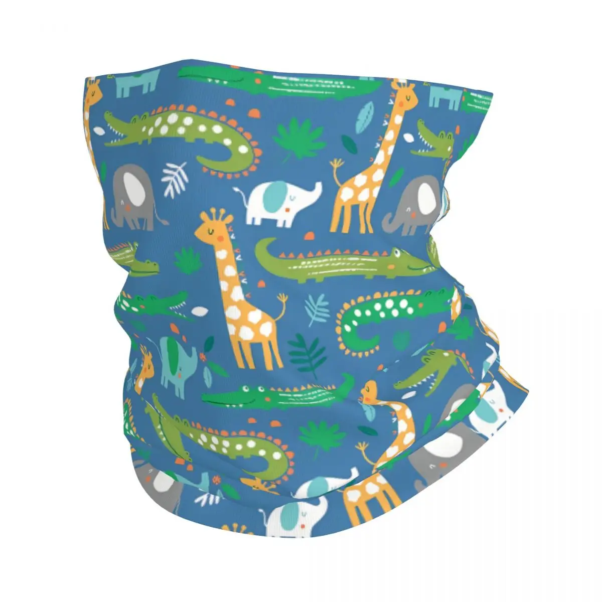 

Тонкая Бандана с животными из зоопарка, шарф, повязка на голову, шейный чехол