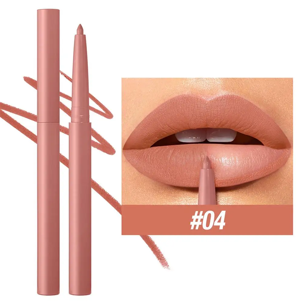 12-colour Matte Lip Liner Nourishing And Moisturising Non-colour Loss Lipstick Pencil Plumping Lip Shape Waterproof Lipstick
