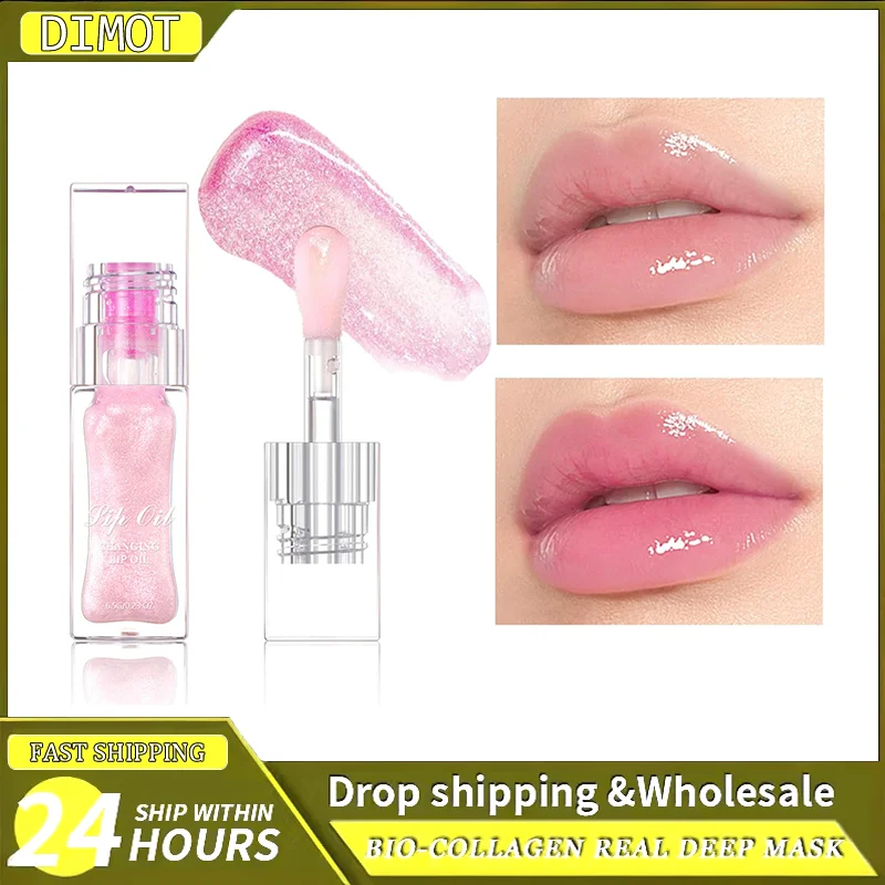 

Lip Oil Moisturizing Rich Balm Lips with This Color-Changing Soft Sheer Lip Gloss Long Lasting Moisture Plumper Cute Makeup