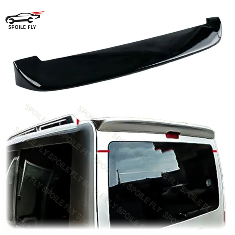 High Quality ABS For Ford Connect 2003 To 2014 Anatomik Style Rear Roof Spoiler Wing Body Kit Glossy Black Carbon Fiber Look