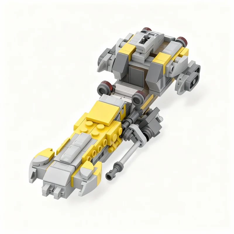 145pcs MOC Star Battle BARC-Speeder - Alternate Build Model Building Blocks Architecture Birthday Education Assemble Display
