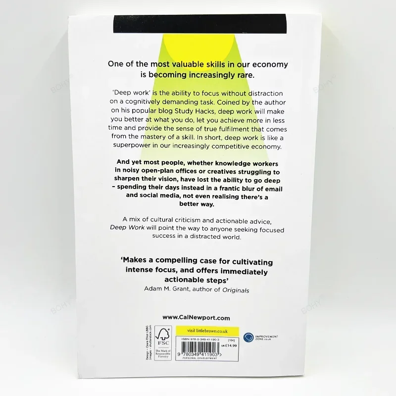 Imagem -04 - Livro de Autoajuda de Livros Ingleses Regras de Trabalho Profundo para o Sucesso Focado em um Mundo do Diagrama por Cal High Help