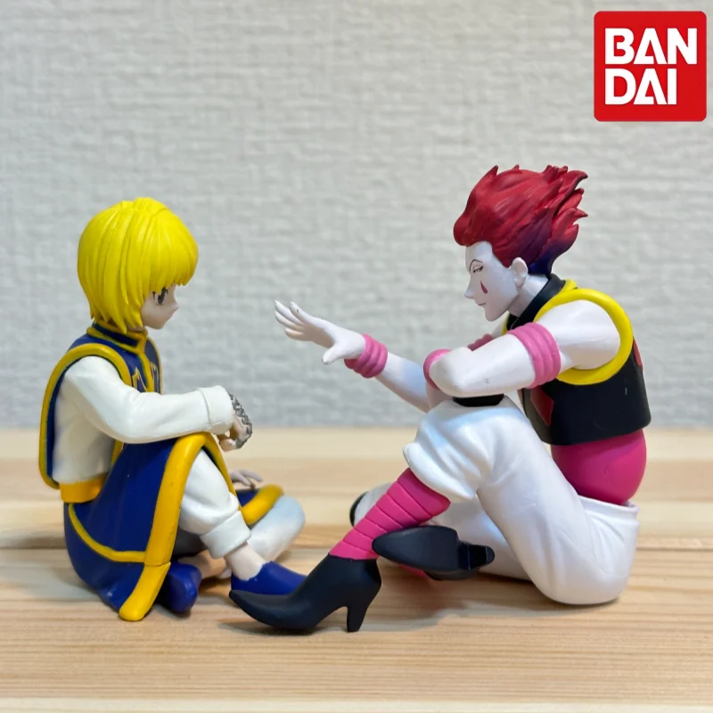 

Оригинальные коллекционные фигурки BANDAI HUNTER×HUNTER GASHAPON: Хисока, Джокер, Курапика. Аниме-фигурки для детей.